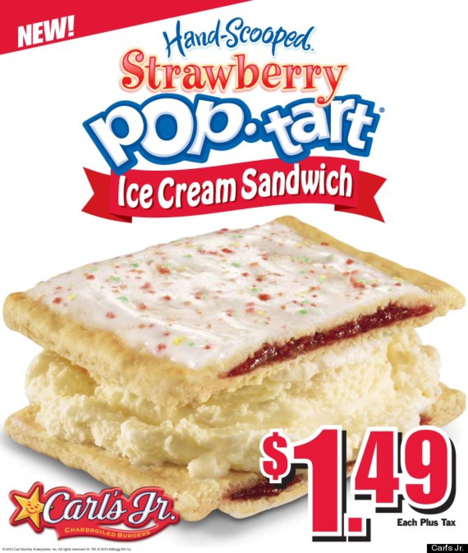 Carl's Jr. Pop-Tart Ice Cream Sandwich Get A National Rollout | HuffPost