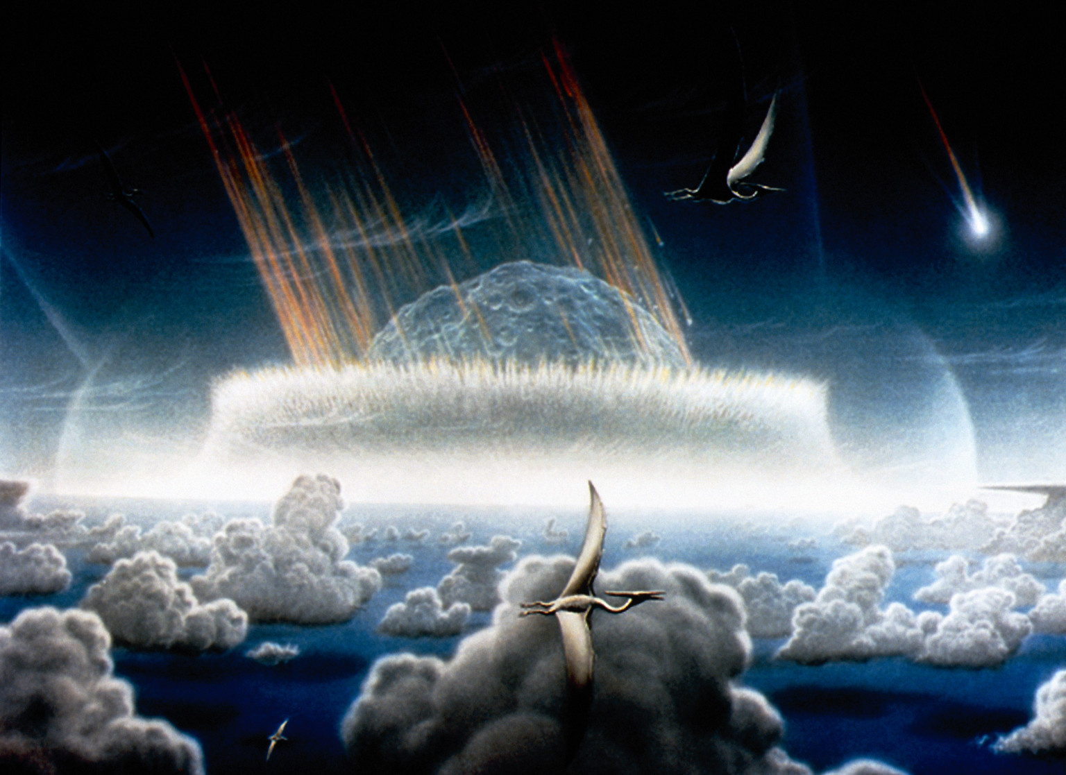 meteorite extinction of dinosaurs