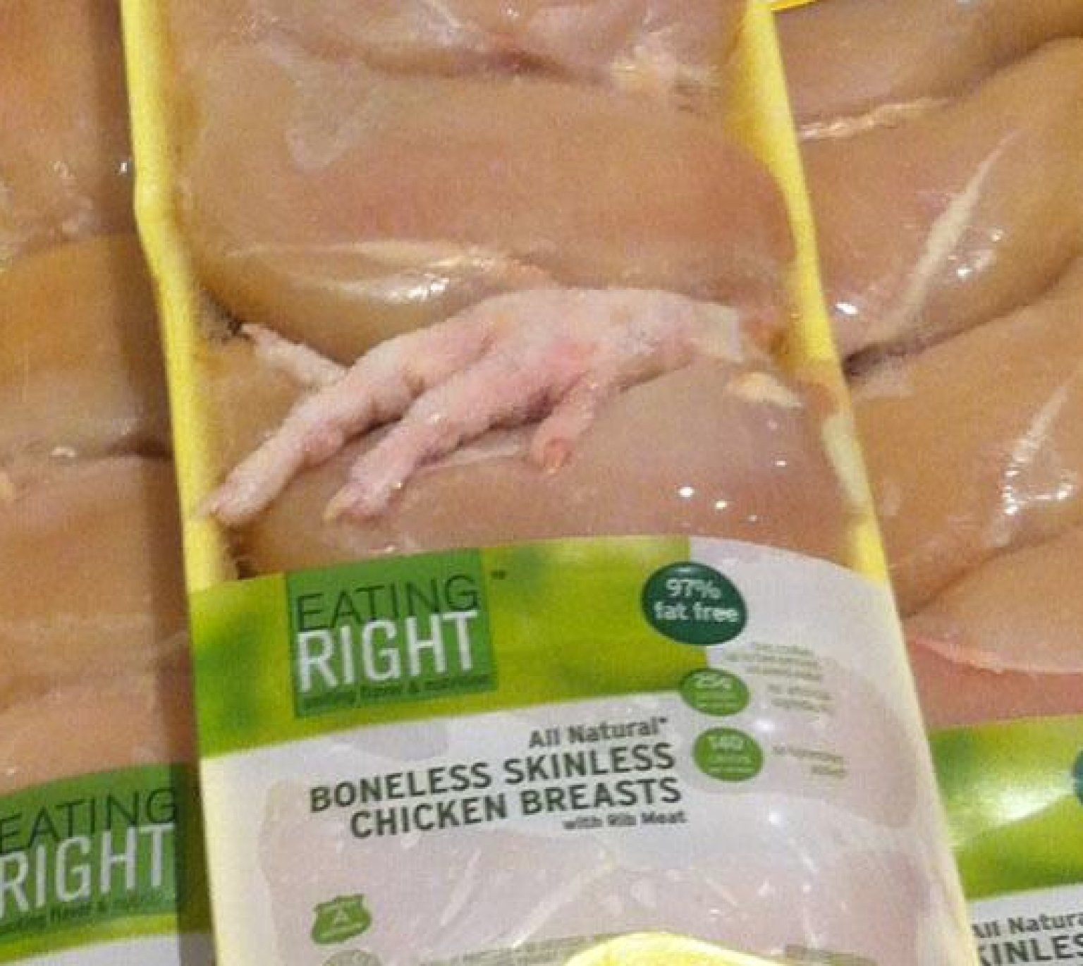 Chicken Foot In Safeway Package Of Breasts Inspires Twitter Tantrum