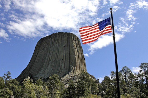 hilltop american flag