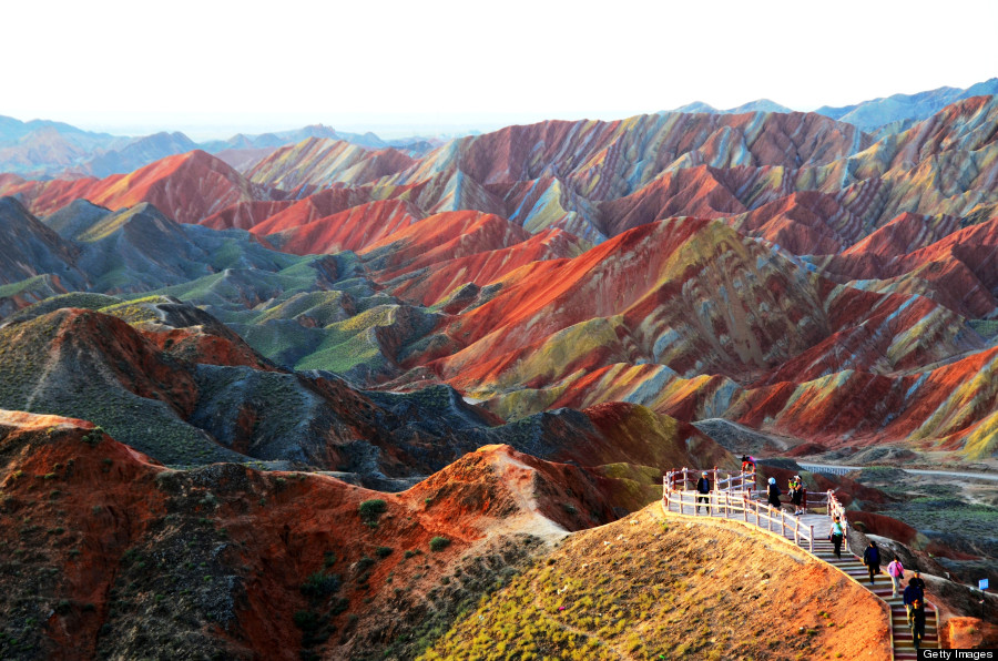 rainbow
                                                          mountains