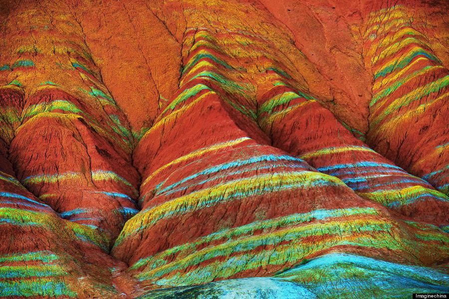 rainbow mountains