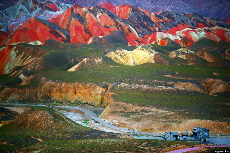 rainbow
                                                          mountains