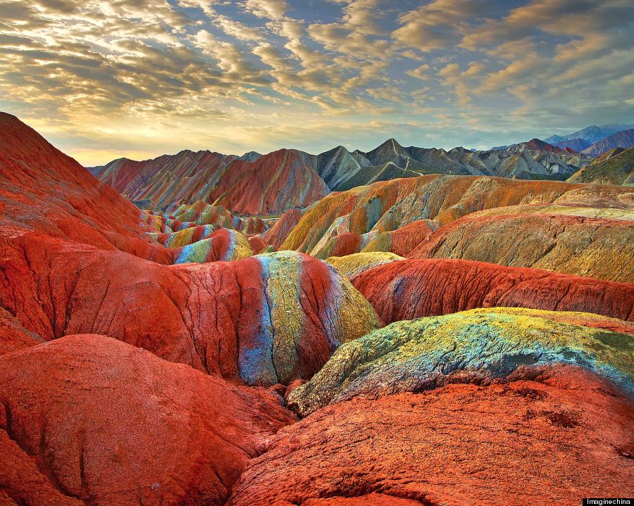 rainbow
                                                          mountains