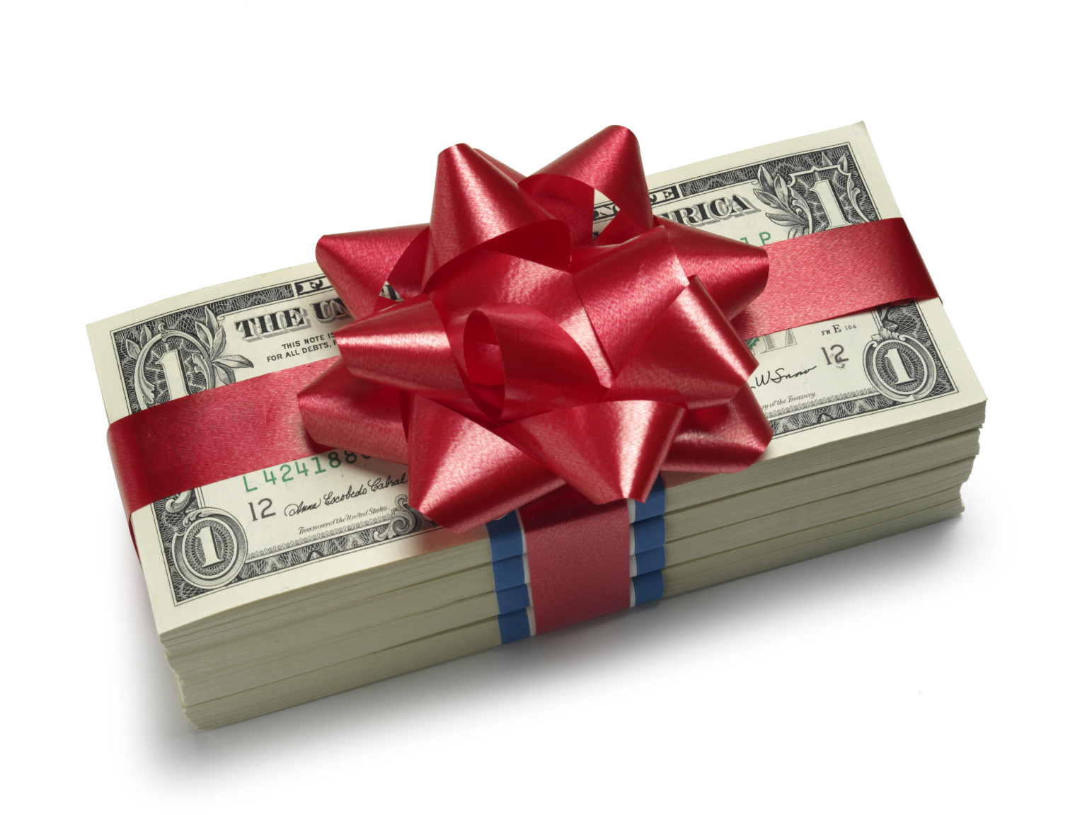 gift cash money dollar giving tax give away bonus does bills stack trust god exist pay still annual plate loan