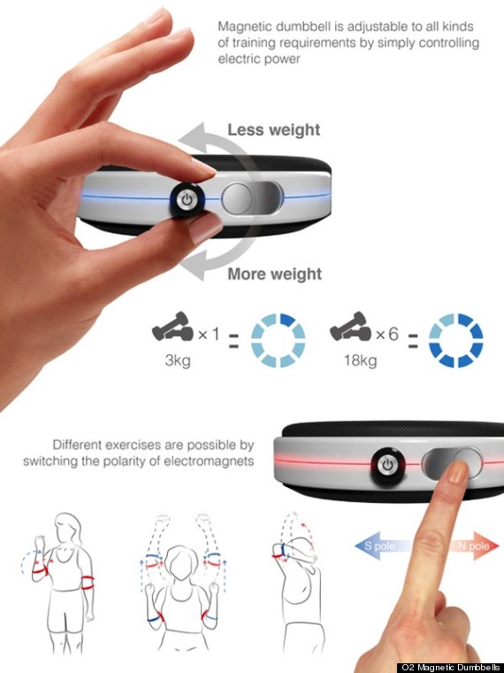O2 Dumbbells Take The Weights Out Of Lifting (But Not The Effort)