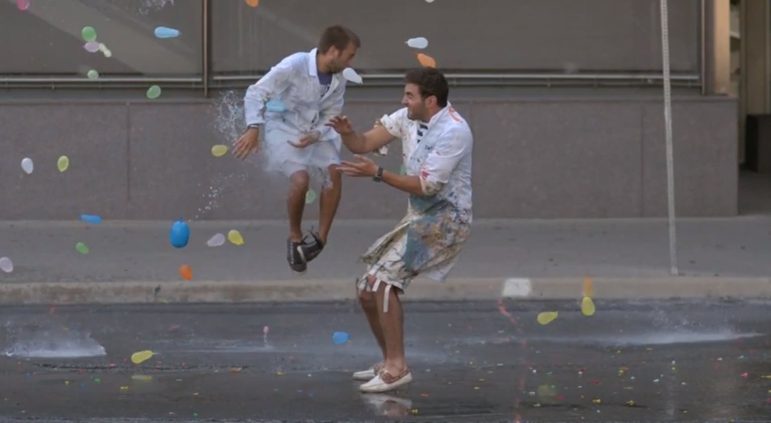 Slow Motion Water Balloon Fight Is The Definition Of Epic (VIDEO)