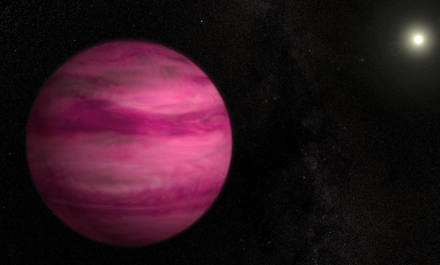 La Nasa découvre une nouvelle planète rose à 57 annéeslumière de la Terre