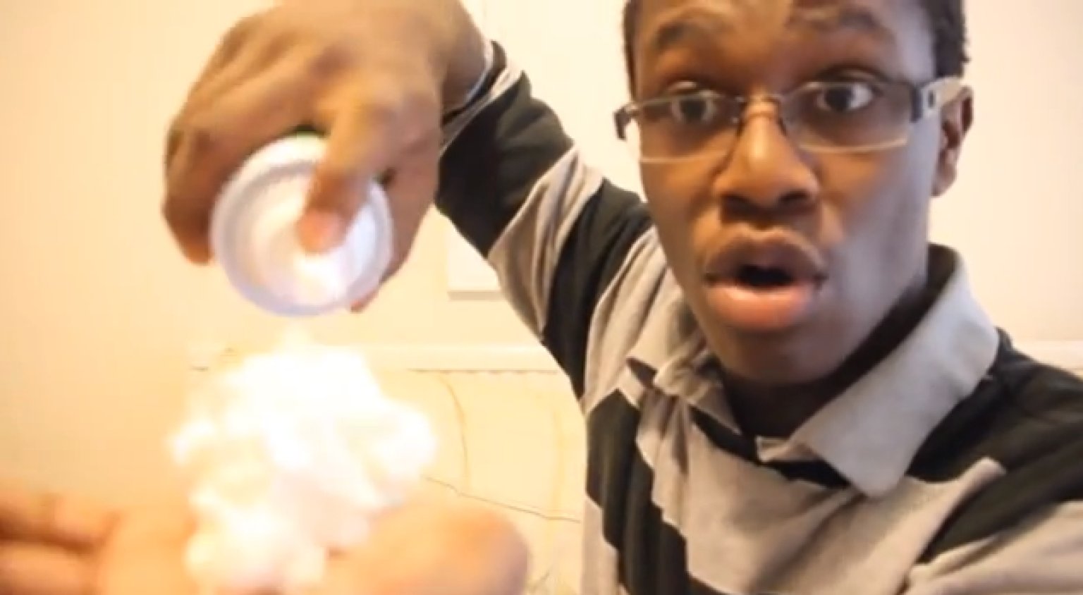 Guy's Whipped Cream Prank On Dad Goes Wrong... Or Right Depending On