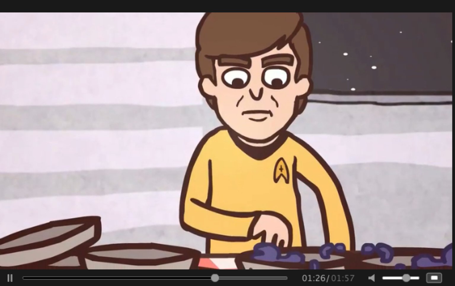 'Breaking Bad' 'Star Trek' PieEating Contest Story Animated (VIDEO