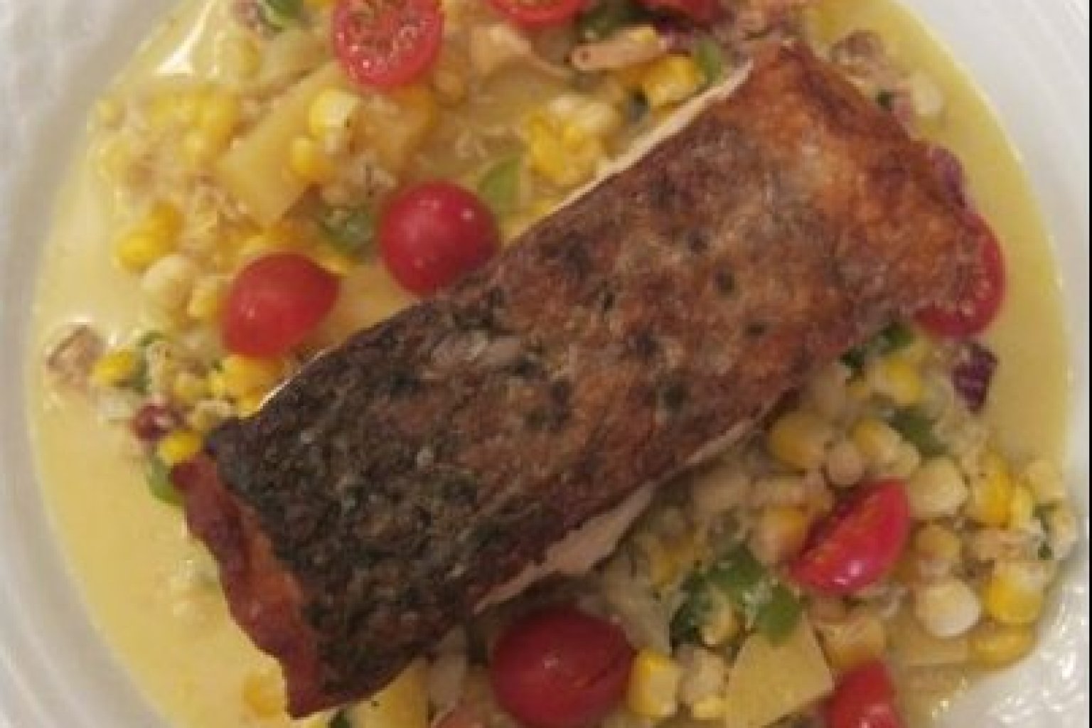 Cooking Off the Cuff Striped Bass And Corn Chowder? HuffPost