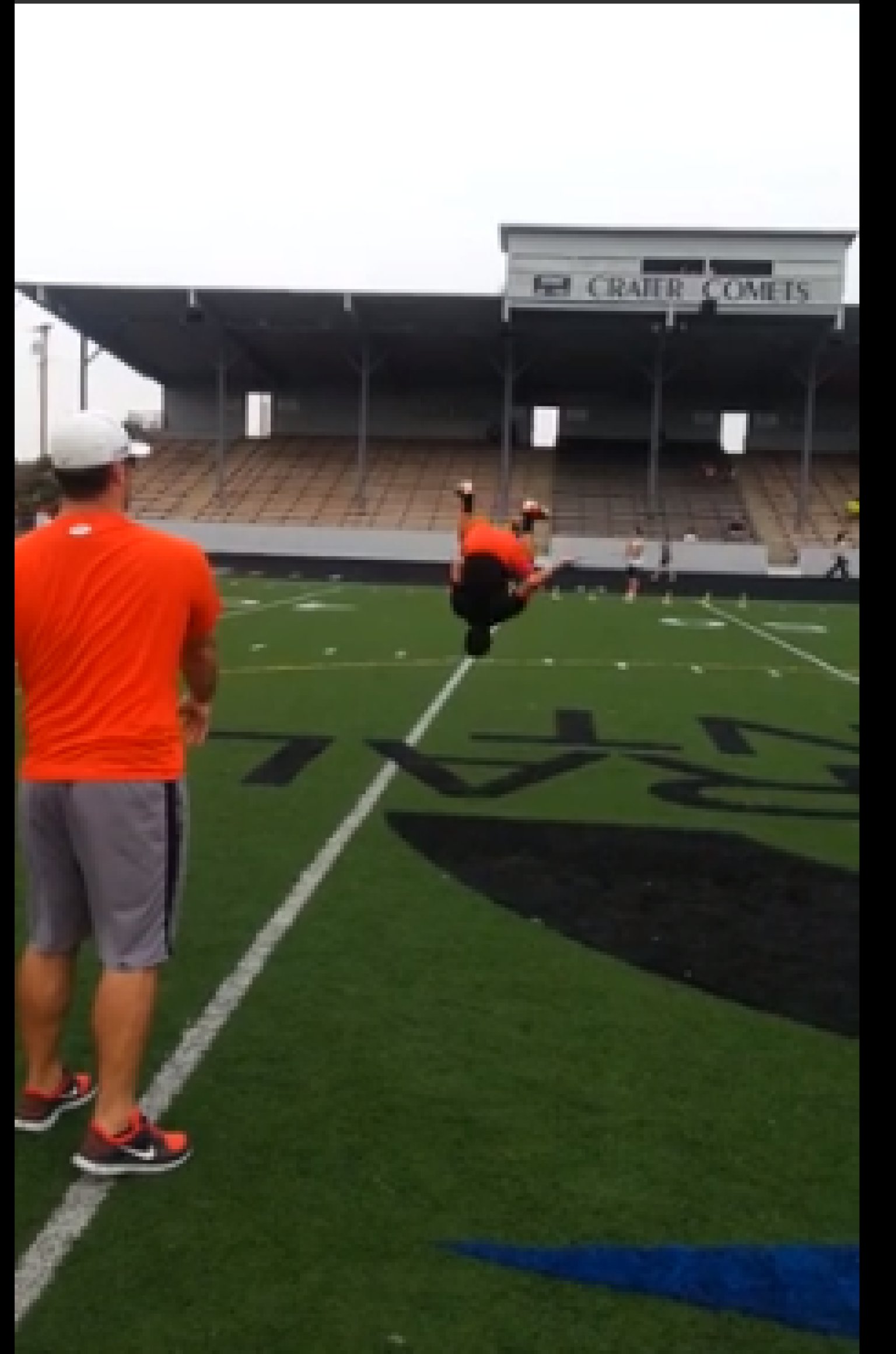Backflip Catch High School Football Player Makes Incredible Grab
