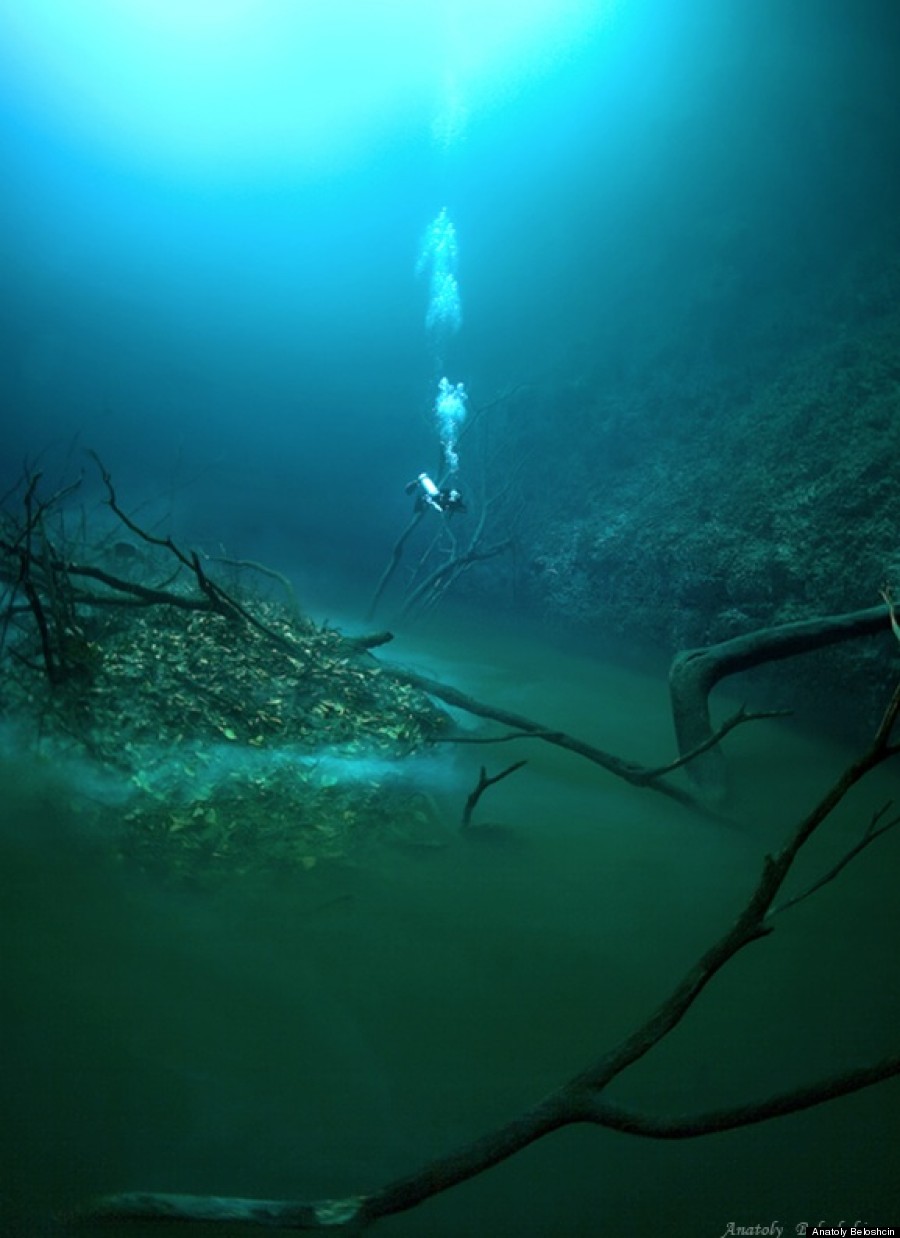 underwater river