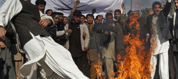 Afghan Protest Splash
