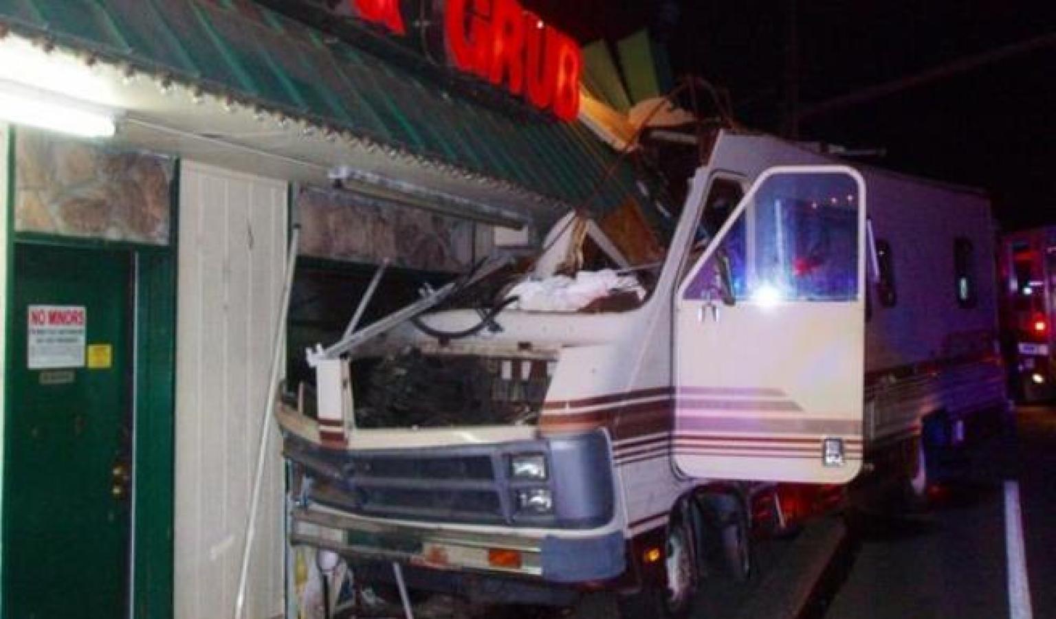RV Crashes Into Boring, Oregon Bar (PHOTO) HuffPost