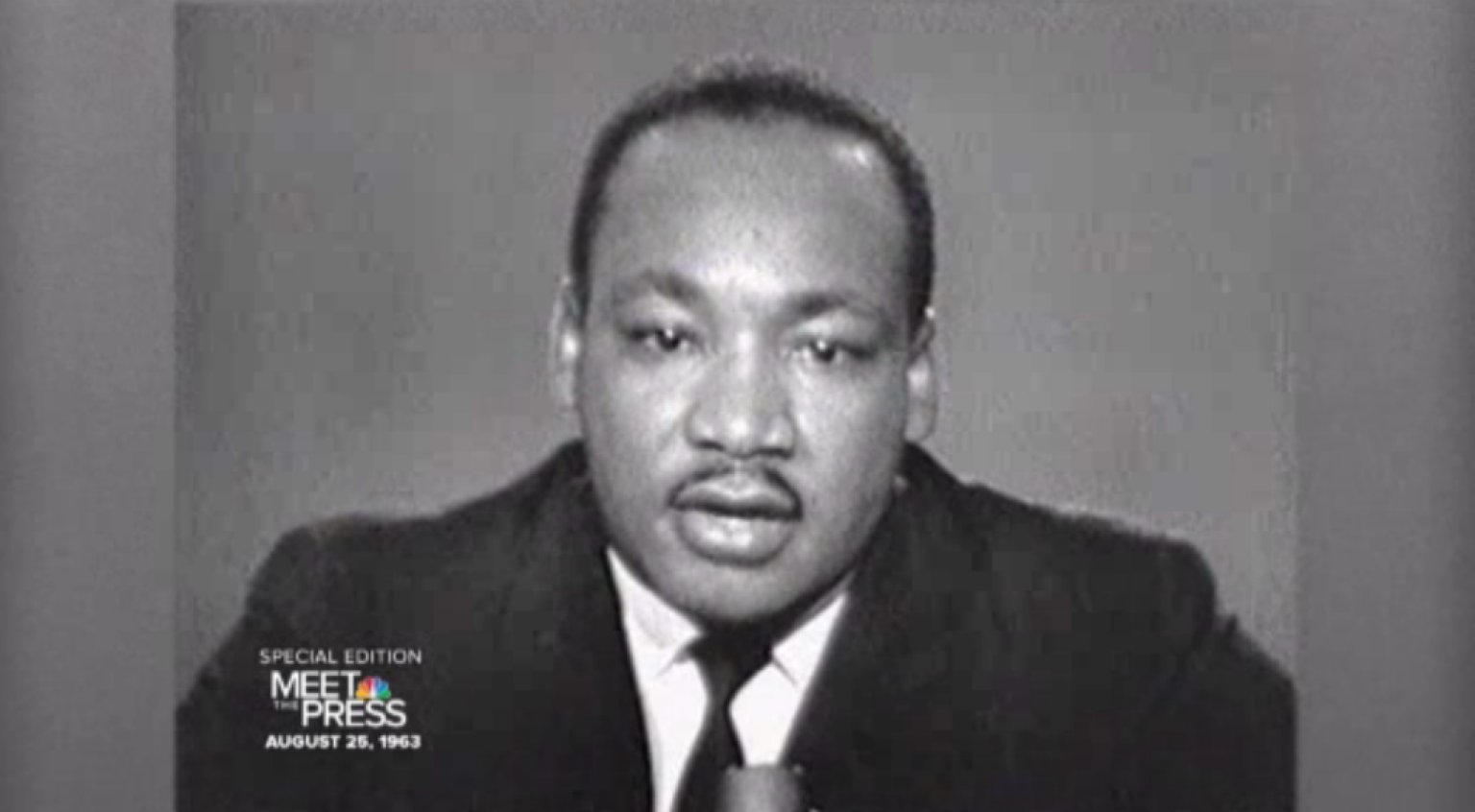 'meet The Press' Airs Historic Martin Luther King, Jr. Interview (video 