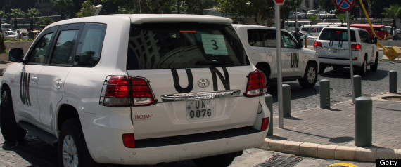 Syria: Snipers shooting at U.N. inspectors R-SYRIA-UN-large570