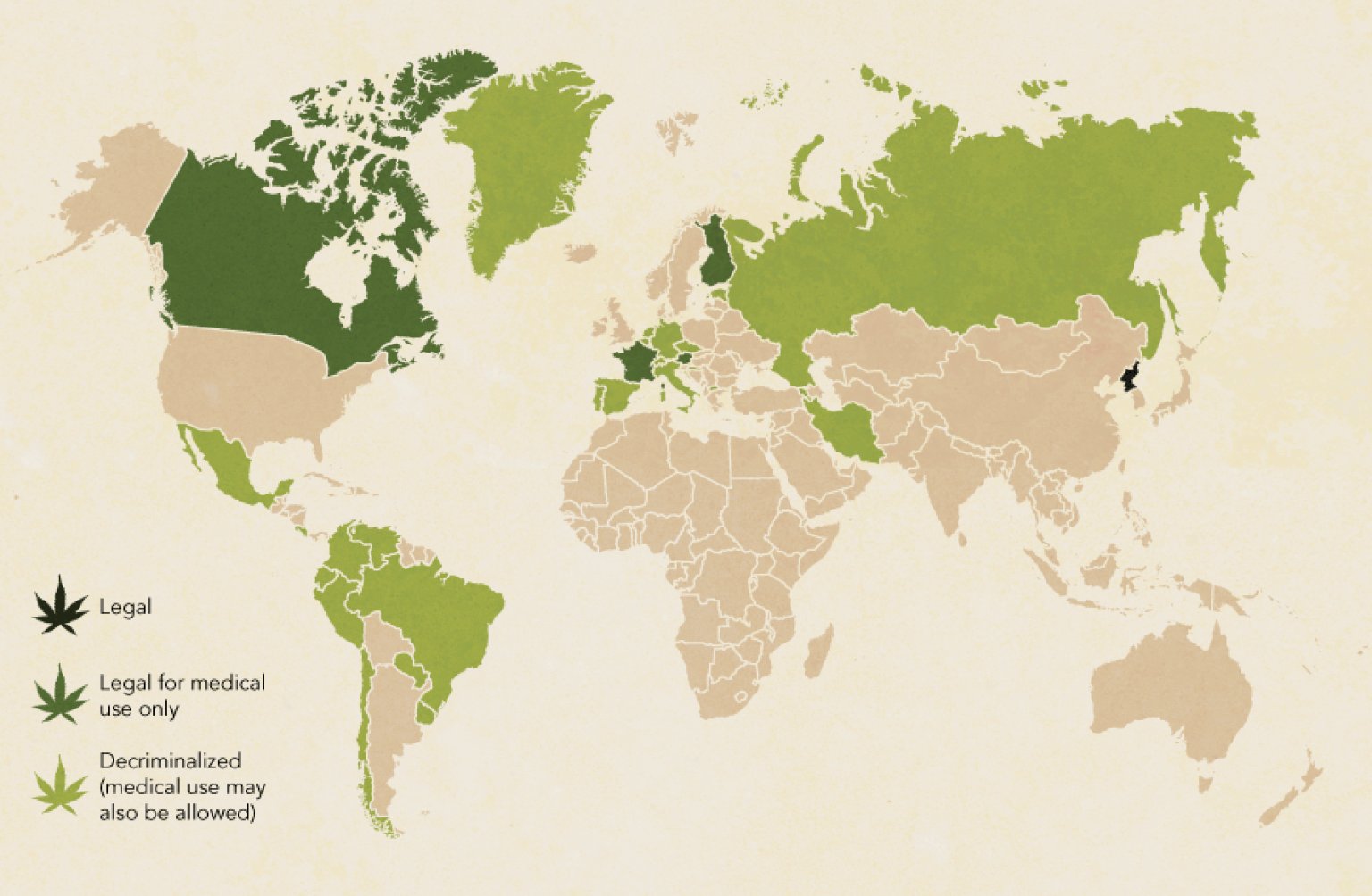 The World's Most MarijuanaFriendly Countries (INFOGRAPHIC)