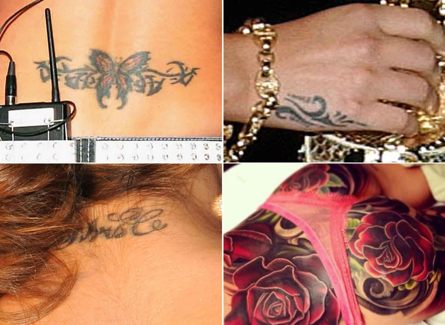 Cheryl Cole Tattoo A History Of The Girls Aloud Singer's Inkings
