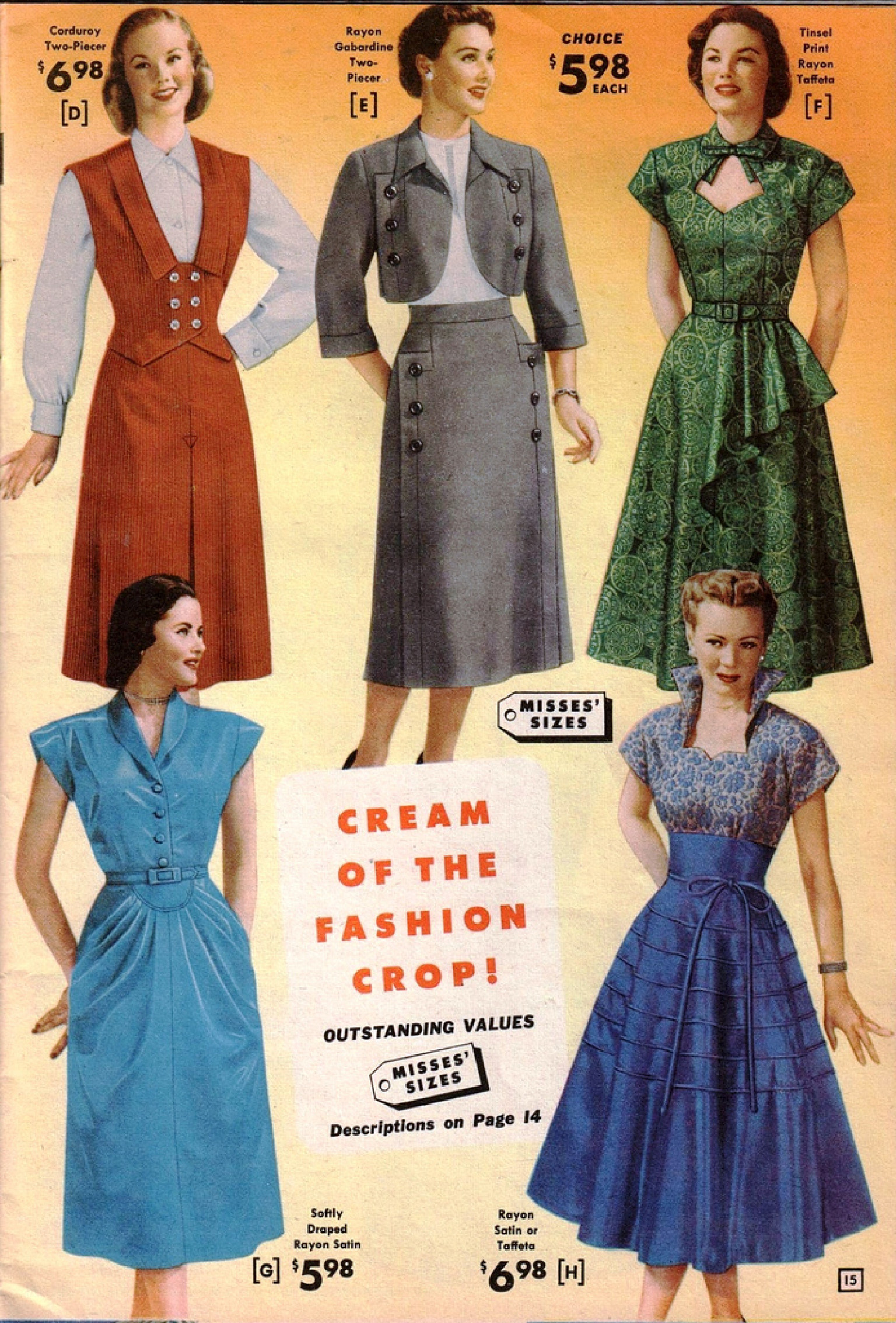 Casual Dresses for Teens 1950s