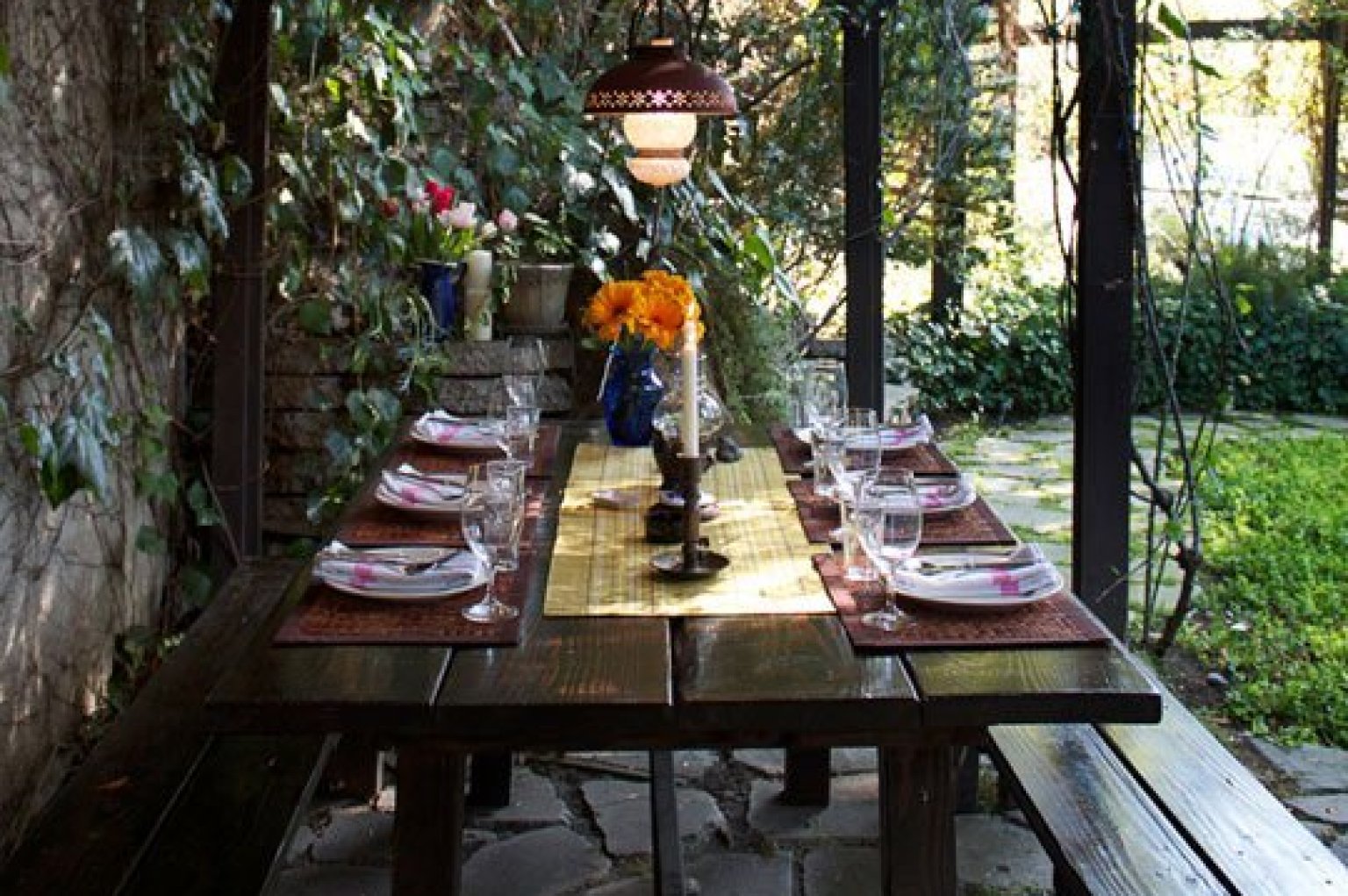 Eating Out...At Home Backyard Dining HuffPost