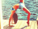 Nina Dobrev Does Yoga In A Bikini