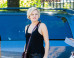Elisabeth Moss Rocks Leather Shorts On Movie Set In Brooklyn