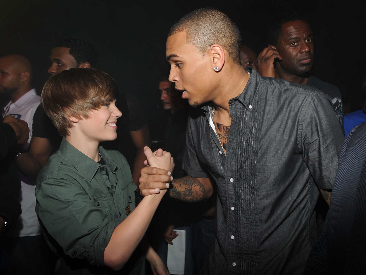 Justin Bieber And Chris Brown Get Creative Huffpost