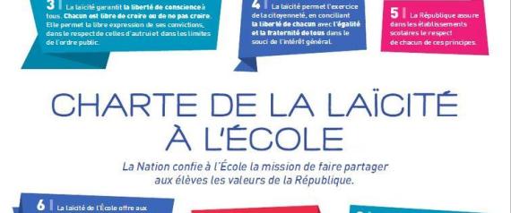 La charte de la laïcité de Vincent Peillon arrive lundi dans chaque école  R-LAICITE-large570