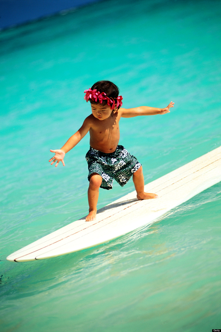 surfing child