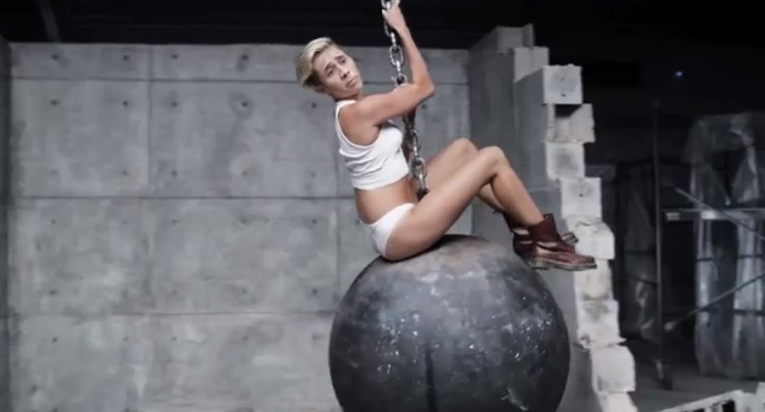 Miley Cyrus S Wrecking Ball Video Nicolas Cage Edition