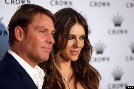 liz hurley shane warne