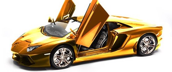 This Gold-Plated Lamborghini Model Car Will Set You Back ...