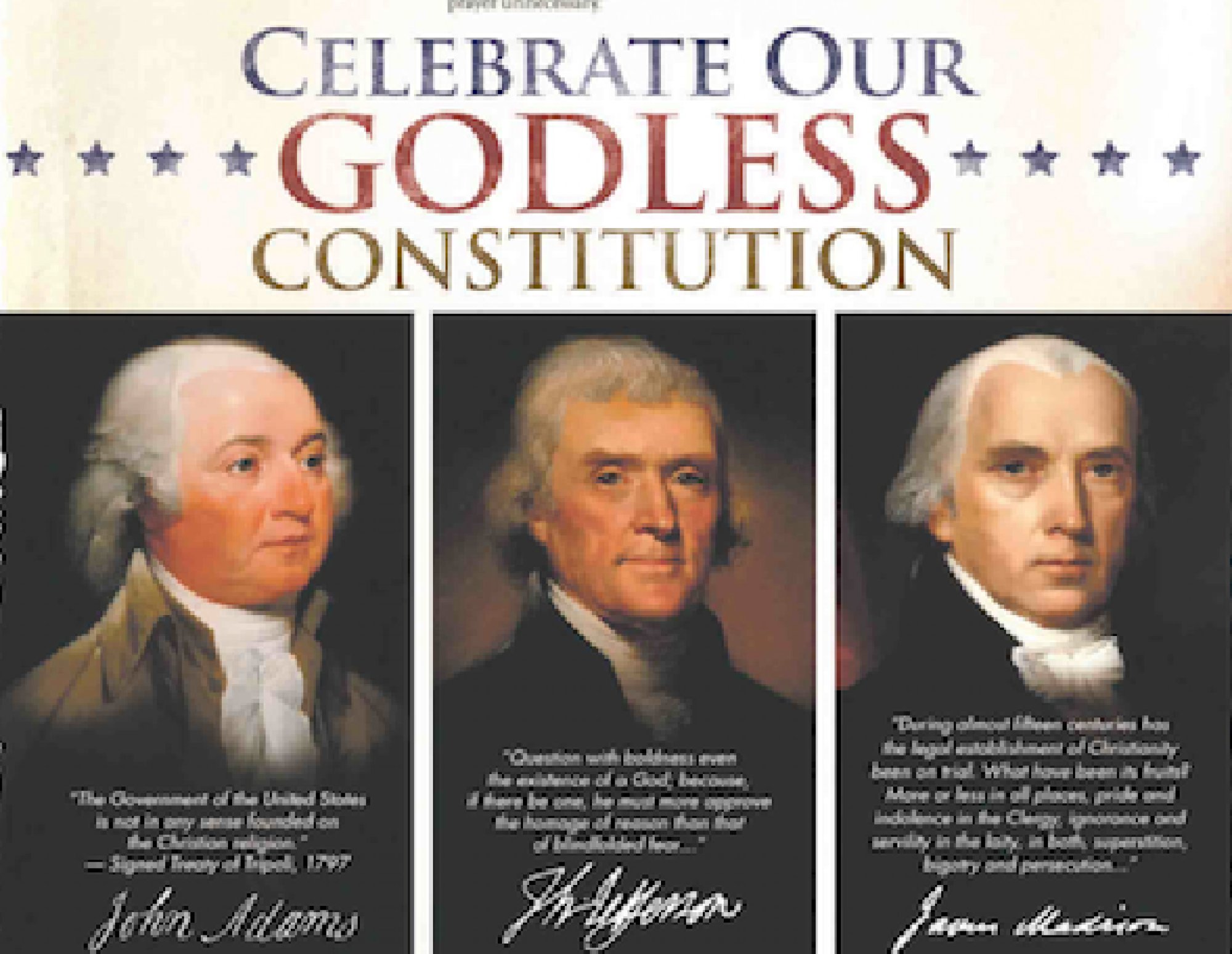 Atheists Celebrate 'Godless Constitution' Day, Buy 'In Reason We Trust
