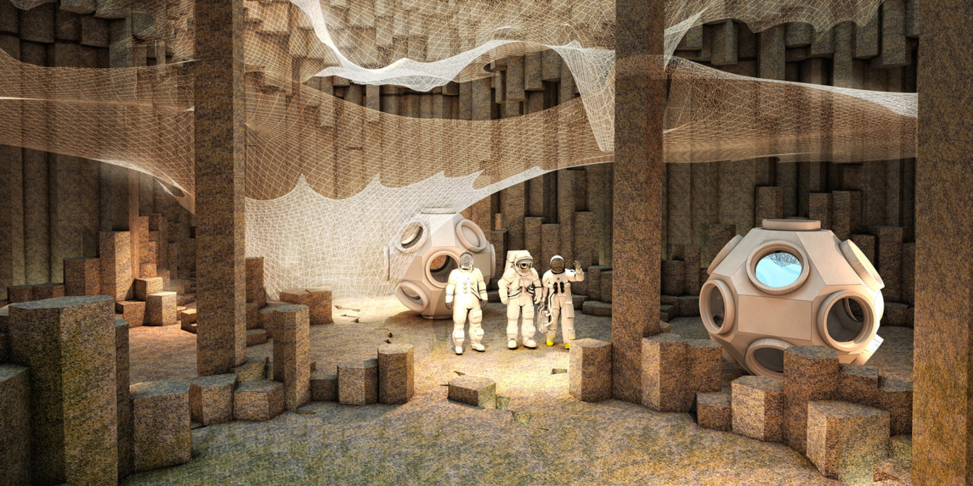 Your House On Mars Would Be Built By Robots And Made Of Stone, In Case You Were Wondering (PHOTOS)