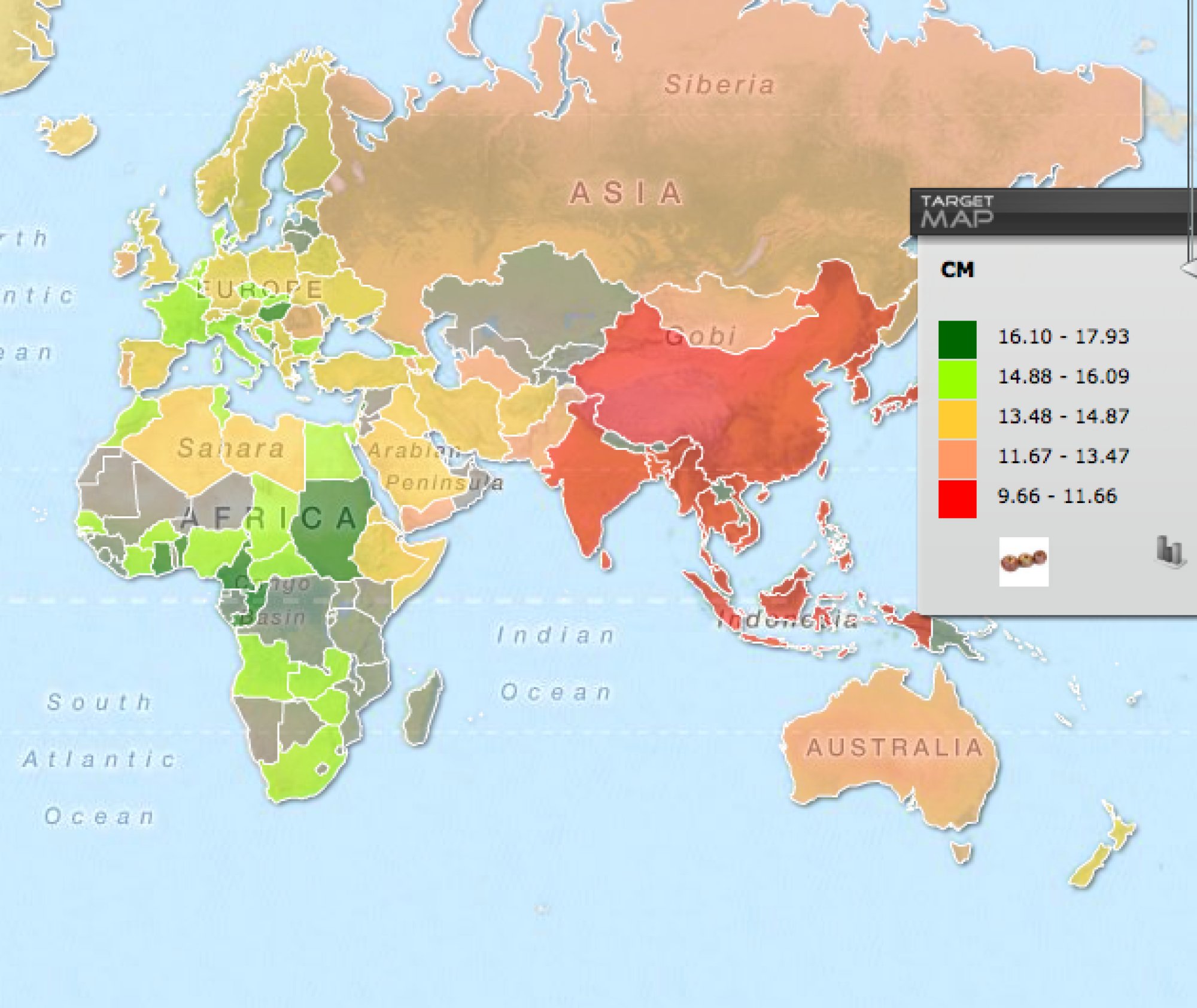 Penis Map Of The World Exposes Weenie Size In Each Country