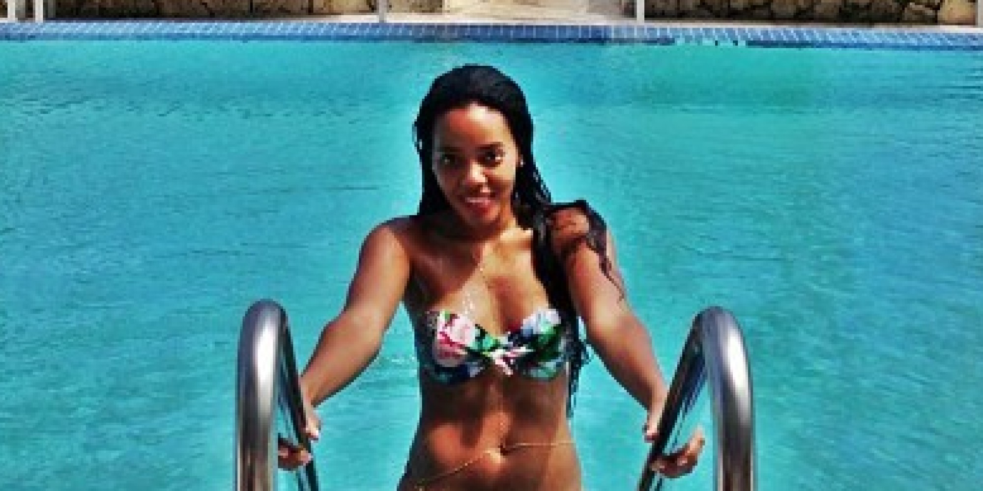 Angela Simmons Hits The Pool In Tiny Bikini For Her 26th Birthday Huffpost