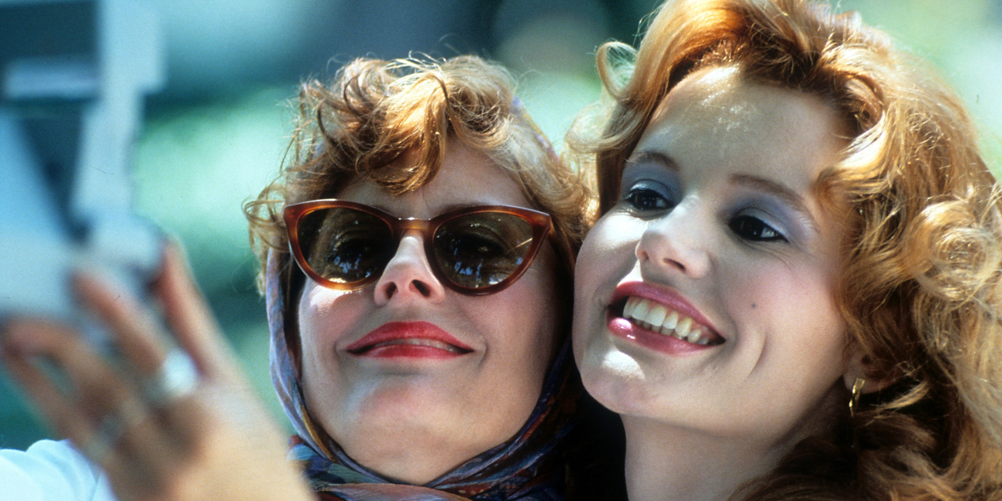 Thelma Louise Reunion Susan Sarandon Geena Davis Reunite Years Later HuffPost