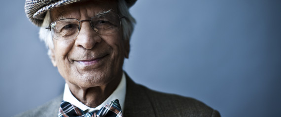 OLD PERSON SMILING