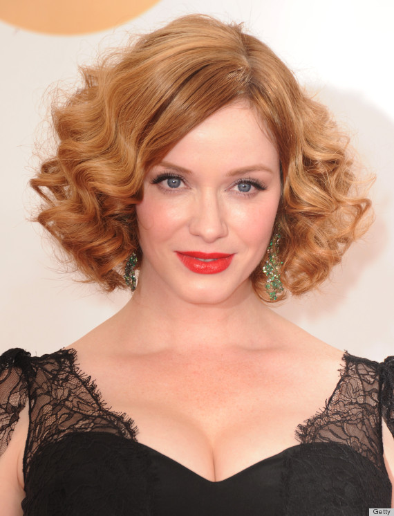 christina hendricks emmy dress 2013