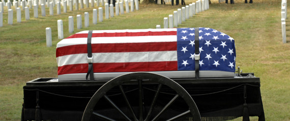 MILITARY CEMETERY AMERICAN FLAGS