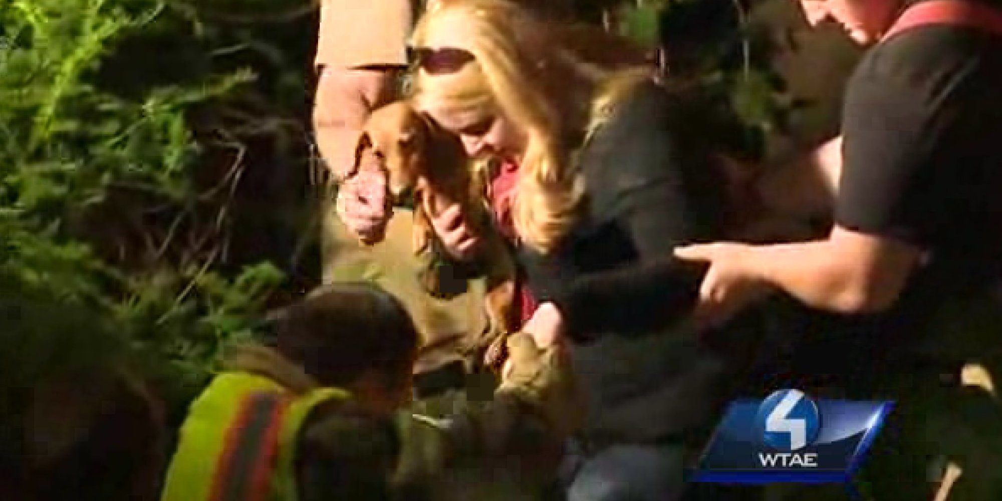 15 Volunteer Firefighters Rescue 'Precious' The Wiener Dog (VIDEO