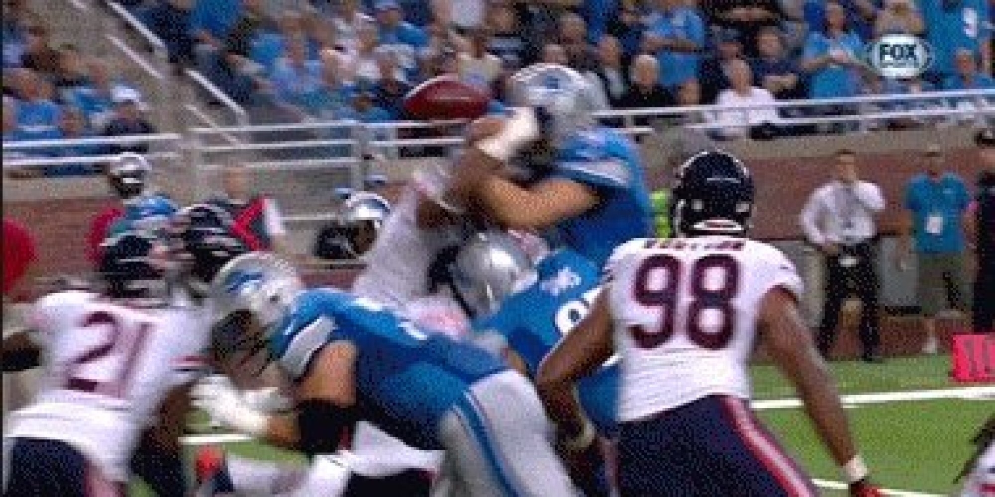 Matthew Stafford Fumbles, Scores Touchdown From Goal Line During Lions ...