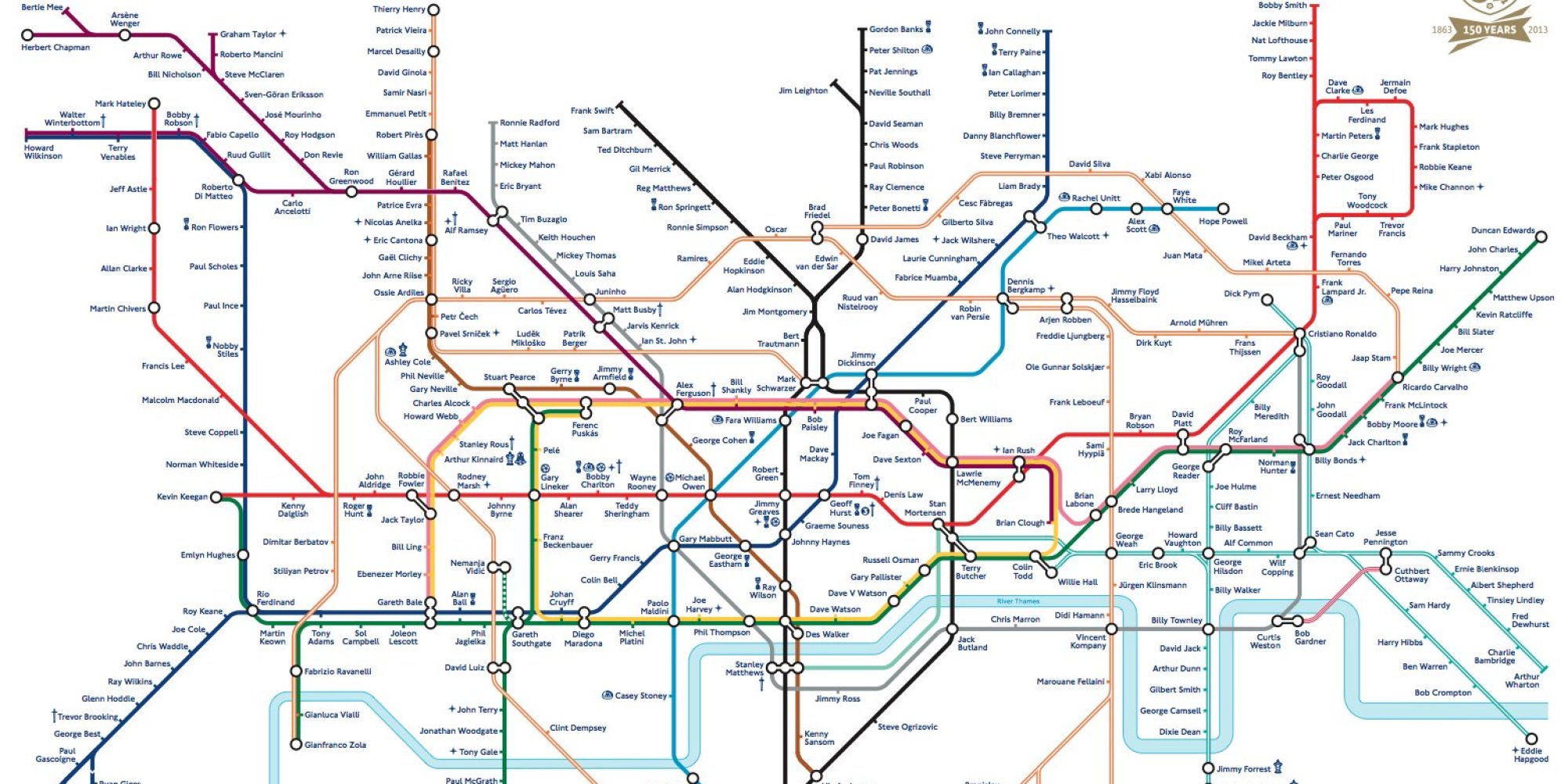 Mapa Underground Londres