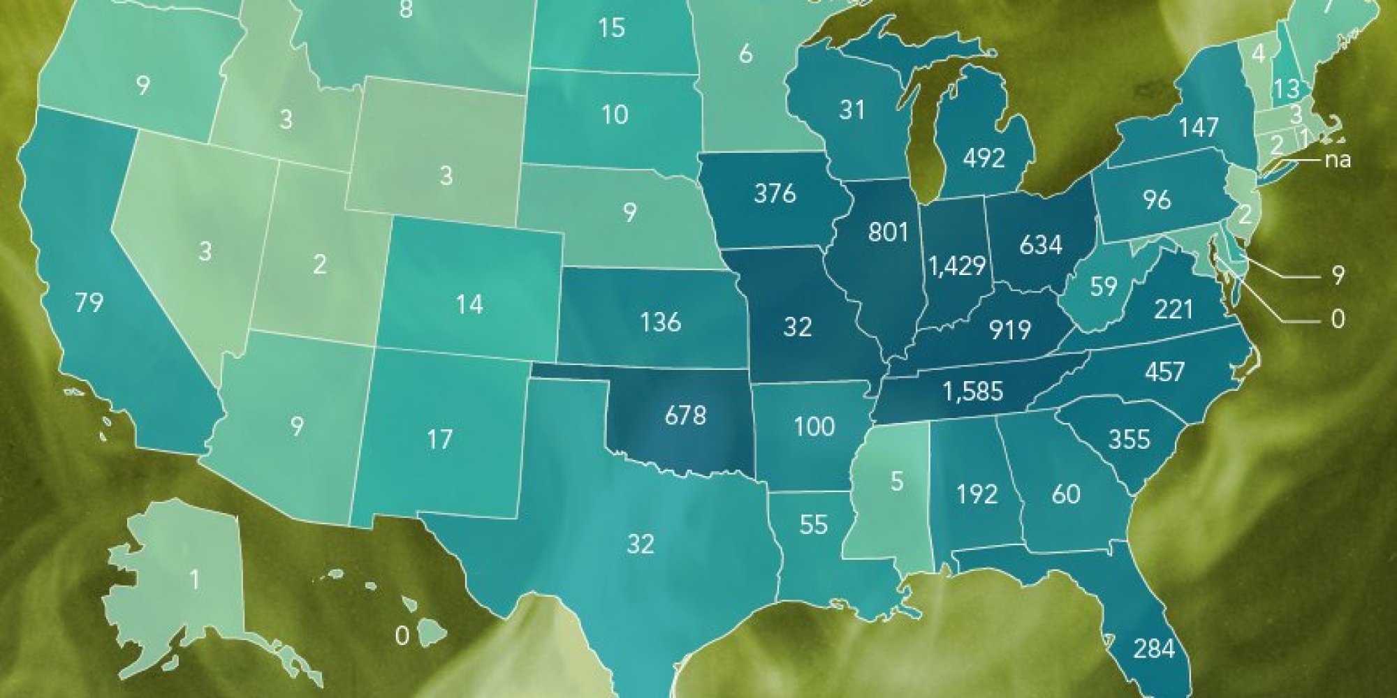 The Methiest States In The U S Infographic Huffpost