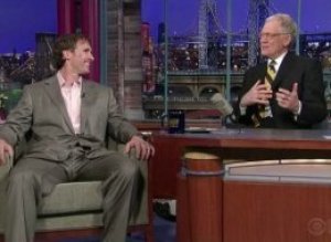 Drew Brees David Letterman Late Show