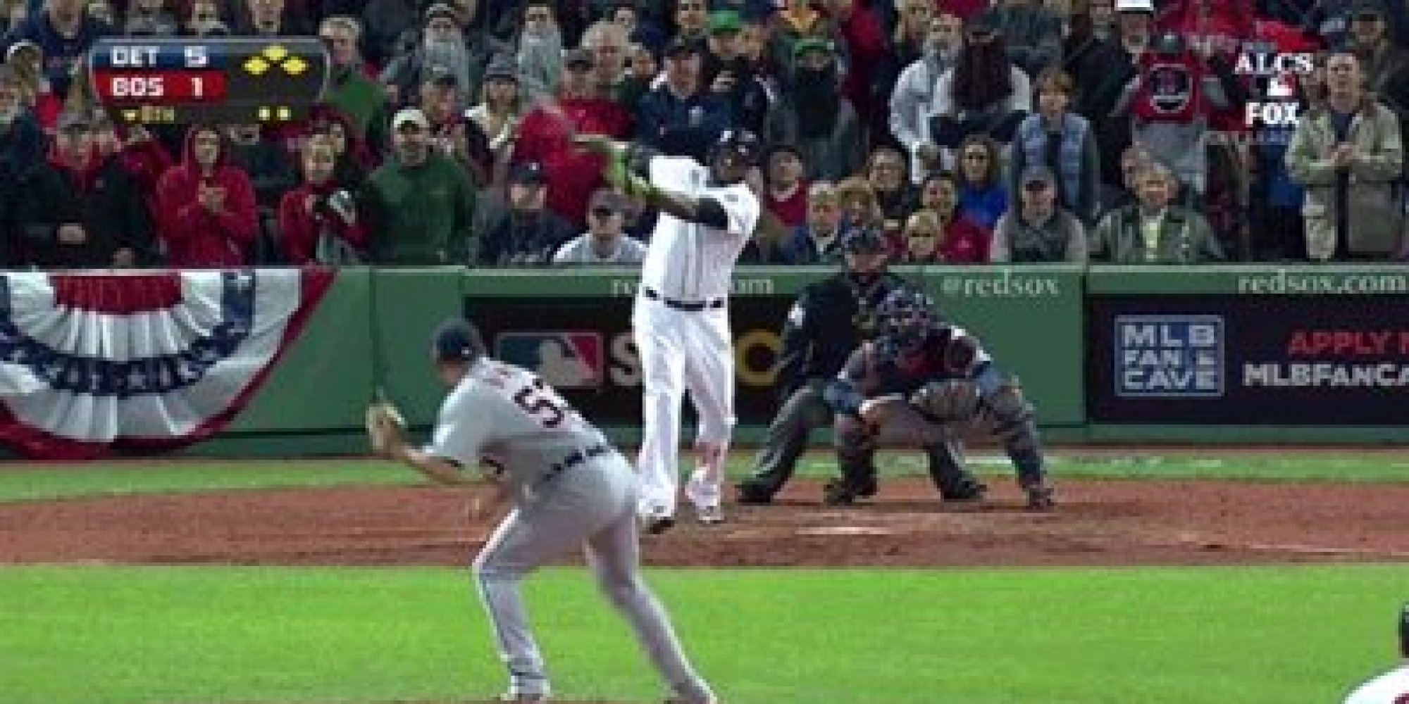 David Ortiz Grand Slam Ties ALCS Game 2 In 8th Inning, Torii Hunter