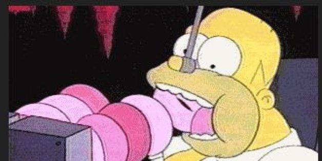 Homer Simpson's Food Addiction, As Shown By GIFs