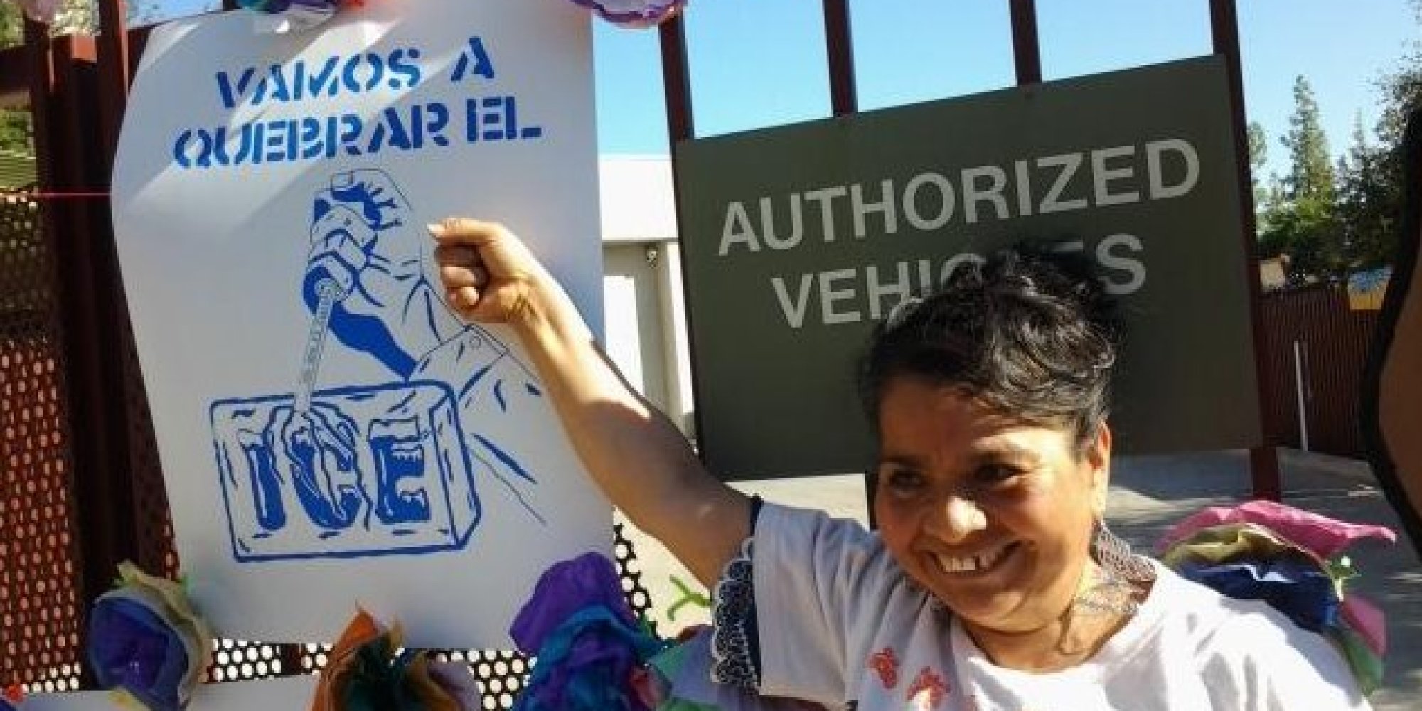 Eloy Detention Center And Phoenix ICE Office Entrances Blocked By