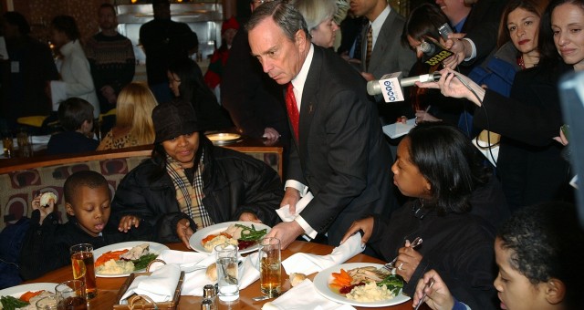 michael bloomberg homeless